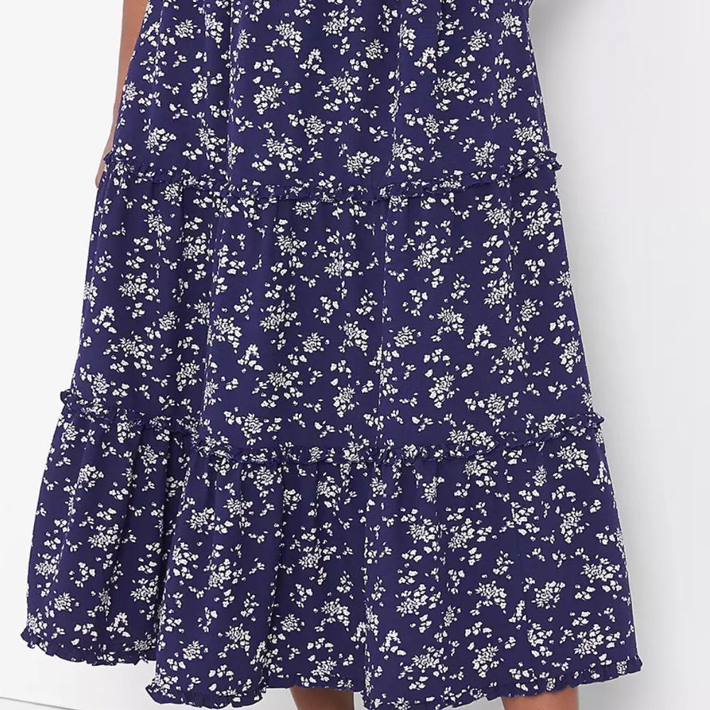 Lane Bryant Tiered Maxi Mini Bouquet Skirt Size 14/16